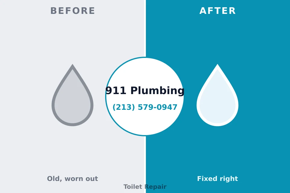 Before and after: plumbing company Greenwood, LA